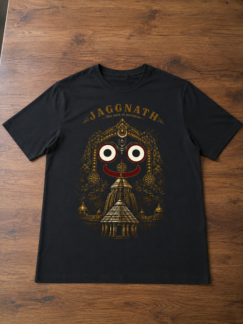 Unisex Jagannath T-shirt Black